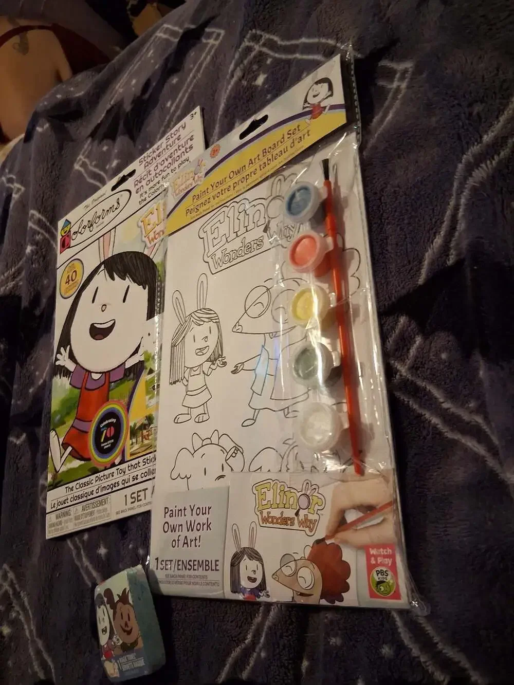 New Elinor Wonders Why Activity Lot - Stickers & Paint-Your-Own Art Bundle Lot!